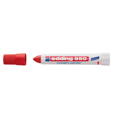 Industriemarker 950 rot 10 mm Rundspitze Industriemarker 950 rot 10 mm Rundspitze