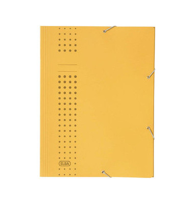 Eckspanner A4 chic blau 320g Karton gelb 3 Klappen für 150 Blatt Eckspanner A4 chic blau 320g Karton gelb 3 Klappen für 150 Blatt