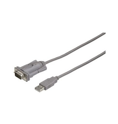 Konverter USB zu Seriell grau USB 2.0 2m Konverter USB zu Seriell grau USB 2.0 2m
