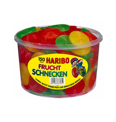 Fruchtgummi Fruchtschnecken PP Dose 150 St Fruchtgummi Fruchtschnecken PP Dose 150 St