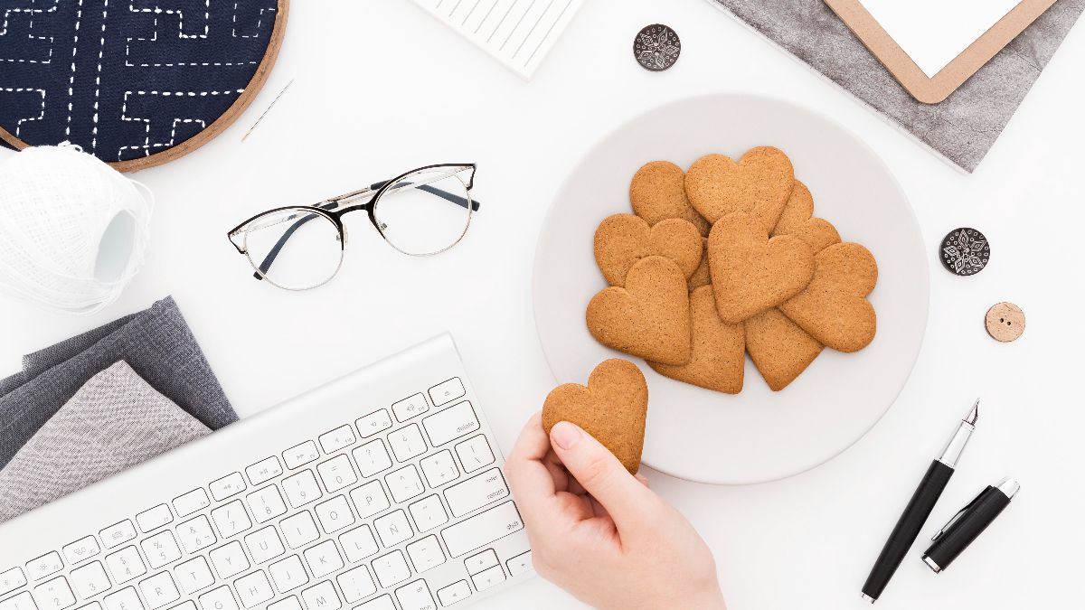 Leckere Süßigkeiten und Snacks