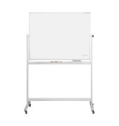 Stativdrehtafel-Whiteboard Design CC, 12409CC, 200x100cm, emailliert, Aluminiumrahmen