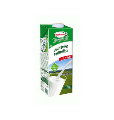 H-Milch 3872, 3,5% Fett, 12x 1 Liter, im Tetrapack