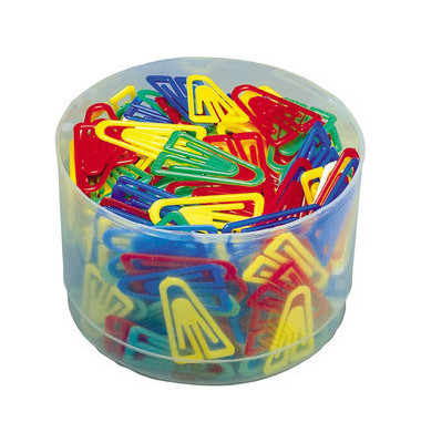 Plastik-Clip 1303-98, 35mm, Kunststoff farbig sortiert Plastik-Clip 1303-98, 35mm, Kunststoff farbig sortiert