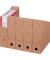 Archivbox 00069090, braun, innen 260x75x315mm, Pappe