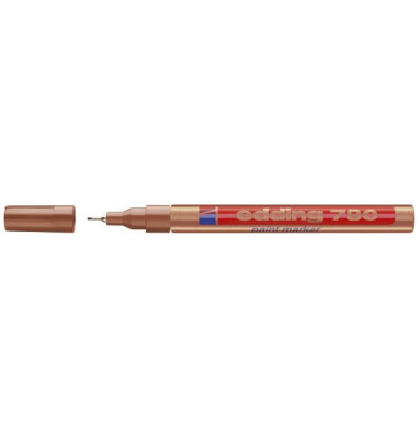 Lackmarker 780-9-055, Stift, kupfer, 0,8mm Rundspitze