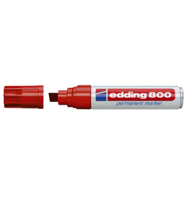 Permanentmarker 800 rot 4-12mm Keilspitze Permanentmarker 800 rot 4-12mm Keilspitze