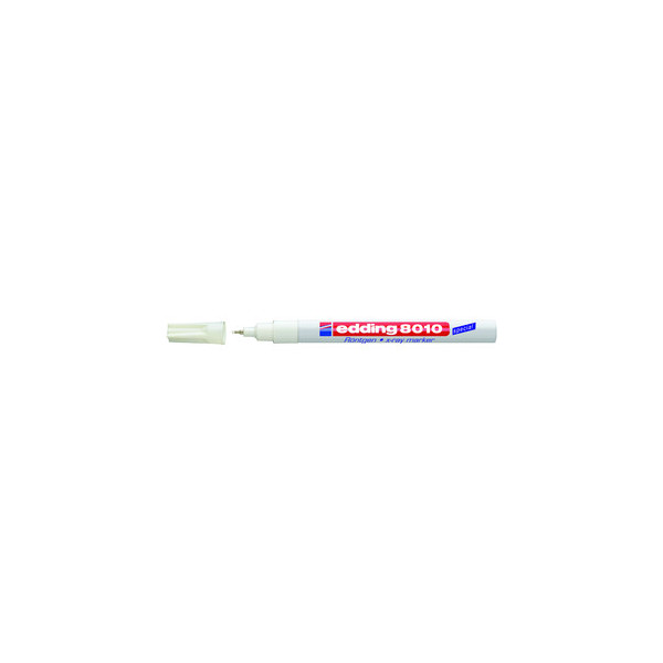 10 Stück Edding Röntgenmarker 8010 weiß 0,8 mm Rundspitze 4004764784332 Edding