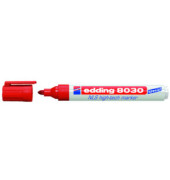 Permanentmarker 8030 NLS high-tech rot 1,5-3mm Rundspitze