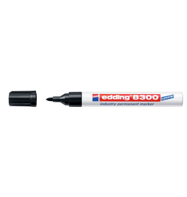 Permanentmarker 8300, 4-8300-001, Pack, schwarz, 1,5-3mm Rundspitze