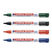 CD-Marker-Set 8400, 8400/4 S, Aktionspack, 4-farbig sortiert, 0,5-1mm Rundspitze
