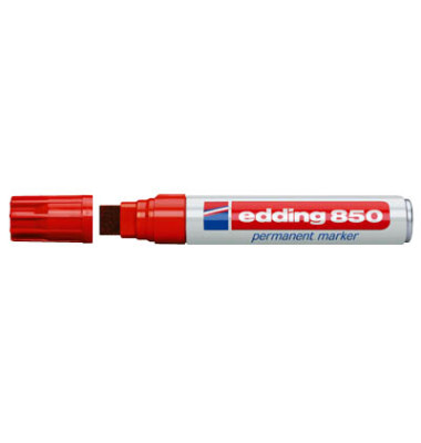 Permanentmarker 850, 4-850002, St&uuml;ck, rot, 5-16mm Keilspitze