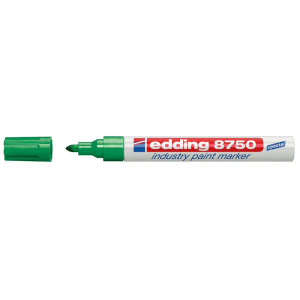 4004764103638 - edding Lackmarker 8750 Industry Rundspitze 2 - 4 mm Schreibf grün 1 Stück (4-8750004)