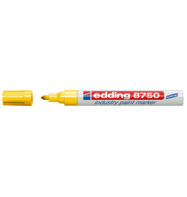 Lackmarker 8750, 4-8750005, Stift, gelb, 2-4mm Rundspitze Lackmarker 8750, 4-8750005, Stift, gelb, 2-4mm Rundspitze
