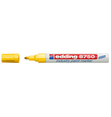 Lackmarker 8750 Industrie gelb 2-4mm Rundspitze
