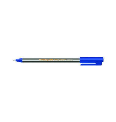 Fineliner 88 Office, 88-003, schwarz-wei&szlig; gestreift (Schreibfarbe: blau), 0,6mm