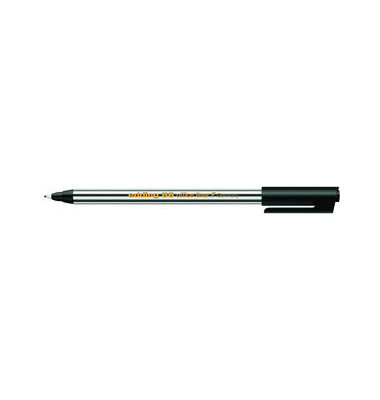 Fineliner 88 Office, 88-001, schwarz-wei&szlig; gestreift (Schreibfarbe: schwarz), 0,6mm