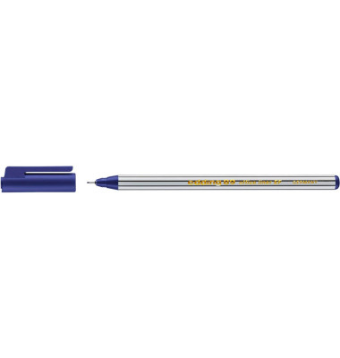 Fineliner 89 Office, 89-003, schwarz-wei&szlig; gestreift (Schreibfarbe: blau), 0,3mm