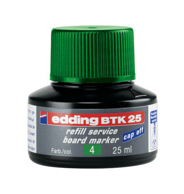  Boardmarkernachfülltinte BTK 25, 4-BTK25004, grün,