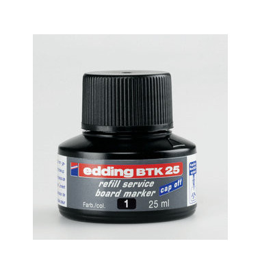 Boardmarker-Nachfülltinte BTK 25, 4-BTK25001, schwarz