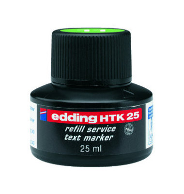  Textmarkernachfülltinte HTK25, 4-HTK25011, grün,