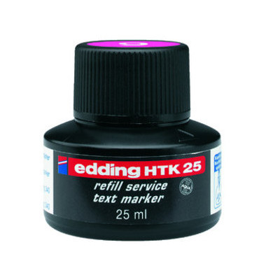 Textmarker-Nachfülltinte HTK25, 4-HTK25009, rosa