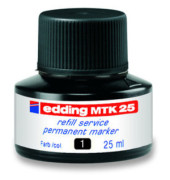 Nachfüllfarbe MTK25 Permanentmarker schwarz