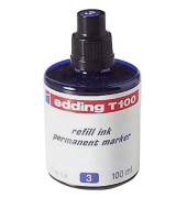 Nachfüllfarbe T100 für Permanentmarker blau 100ml