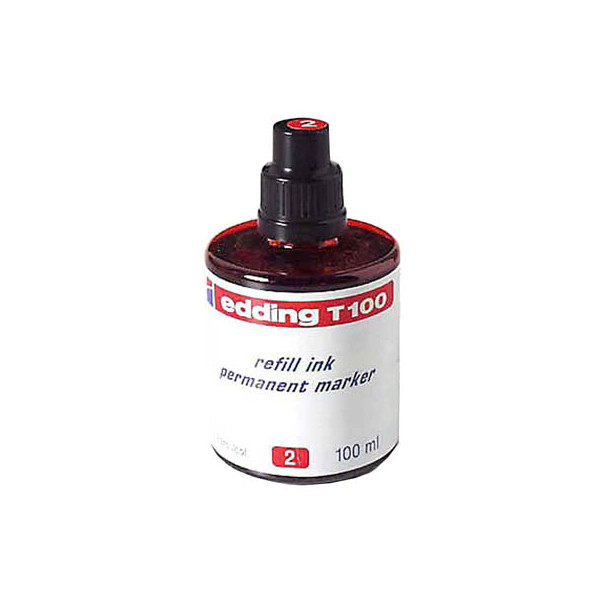 4004764024889 - Nachfüllfarbe T100 für Permanentmarker rot 4004764024889 100 Milliliter