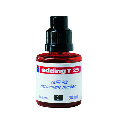 Nachfüllfarbe T25 Permanentmarker rot 30 ml