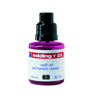 Nachfüllfarbe T25 Permanentmarker rosa 30 ml