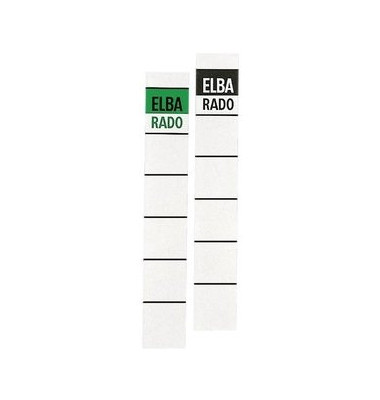 Rückenschilder 04214 30 x 190 mm weiß zum einstecken 10 Stück