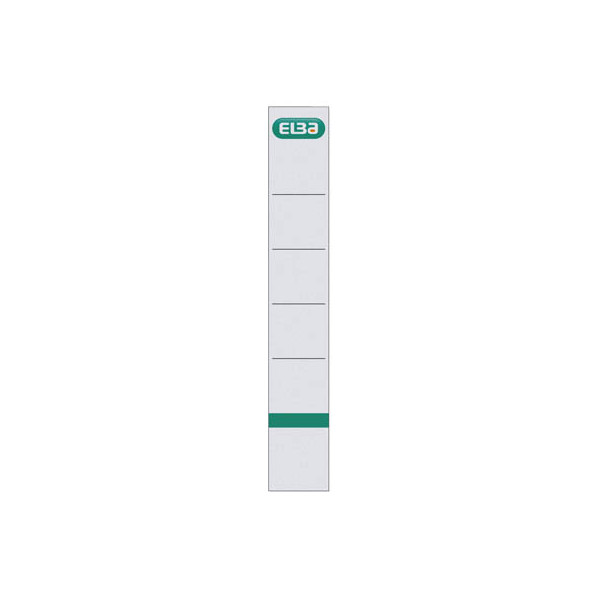 4002030005747 - Rückenschilder 400039637 weiß schmal kurz 30x190mm einsteckbar 4002030005747 10 Stück