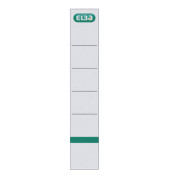 selbstklebende Rückenschilder 400039634 weiß schmal/kurz 34x190mm selbstklebend permanent 