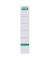 selbstklebende Rückenschilder 400039634 weiß schmal/kurz 34x190mm selbstklebend permanent 