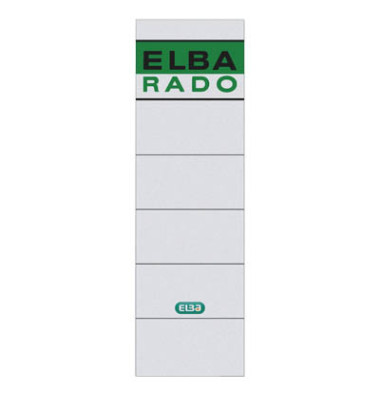 R&uuml;ckenschilder 100420953, chamois, breit/kurz, 59x190mm, selbstklebend, permanent 