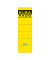 R&uuml;ckenschilder 100420949, gelb, breit/kurz, 59x190mm, selbstklebend, permanent 