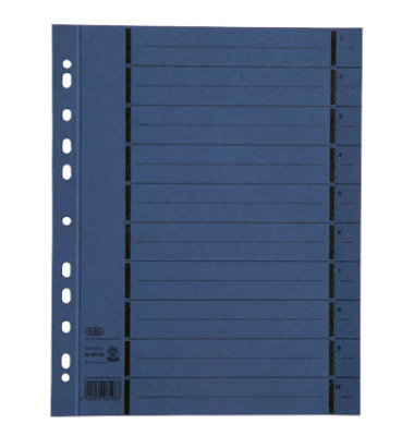 Trennblätter 400004665 A4 blau 250g Karton