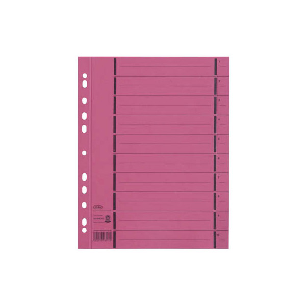 4002030013469 - Trennblätter 400004670 A4 rot 250g Karton 4002030013469 100 Stück