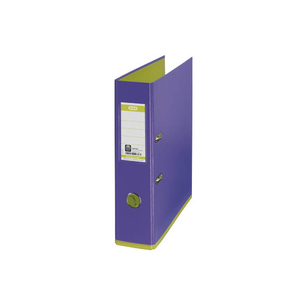 10 Stück Oxford Ordner myColour Strong-Line 100081038, A4 80mm breit PP vollfarbig violett/hellgrün 4002030153547 Oxford
