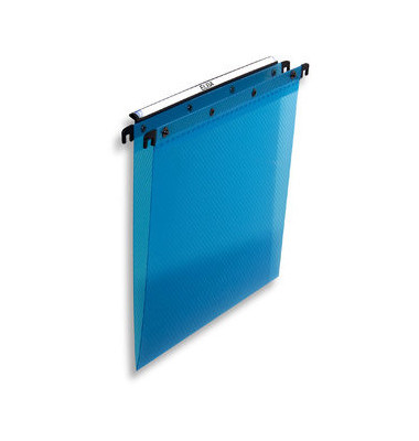 Hängemappe A4 aus Folie mit Druckknopf blau 100330382 Hängemappe A4 aus Folie mit Druckknopf blau 100330382