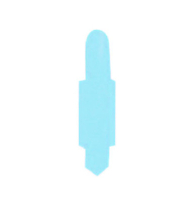 Stecksignale für Einstellmappen hellblau 55x15mm