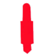 Stecksignale für Einstellmappen rot 55x15mm 100 Stück