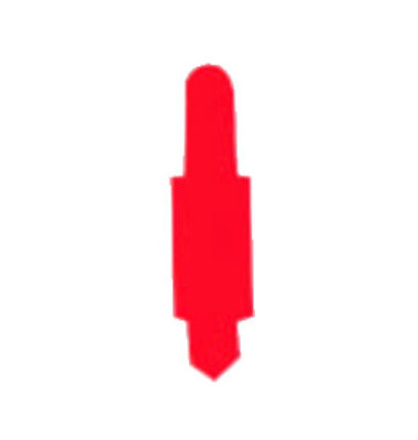 Stecksignale für Einstellmappen rot 55x15mm