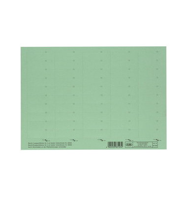 Beschriftungsschilder 83582 4-zeilig  gr&uuml;n 58mm breit