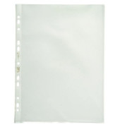 Prospekthüllen 100460988 Standard, A4 transparent genarbt, oben offen, 0,12mm
