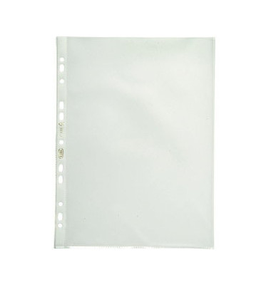 Prospekthüllen 100460988 Standard, A4 transparent genarbt, oben offen, 0,12mm