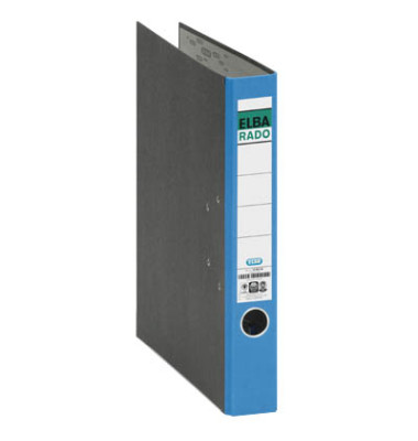 Ordner Rado Klassik 10404 100555308, A4 50mm schmal Karton schwarz/blau