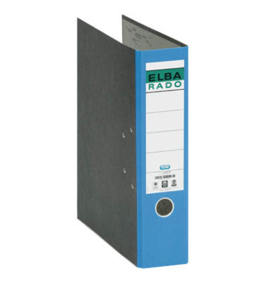 Ordner Rado Klassik 10407 100555312, A4 80mm breit Karton schwarz/blau