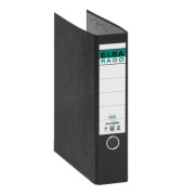 Doppelordner Rado 10409 100551836, 2xA5 quer 75mm breit Karton Wolkenmarmor schwarz